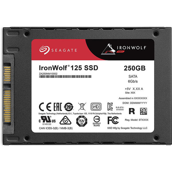 SSD Seagate IronWolf 125 NAS 250GB SATA 3 2.5 inch