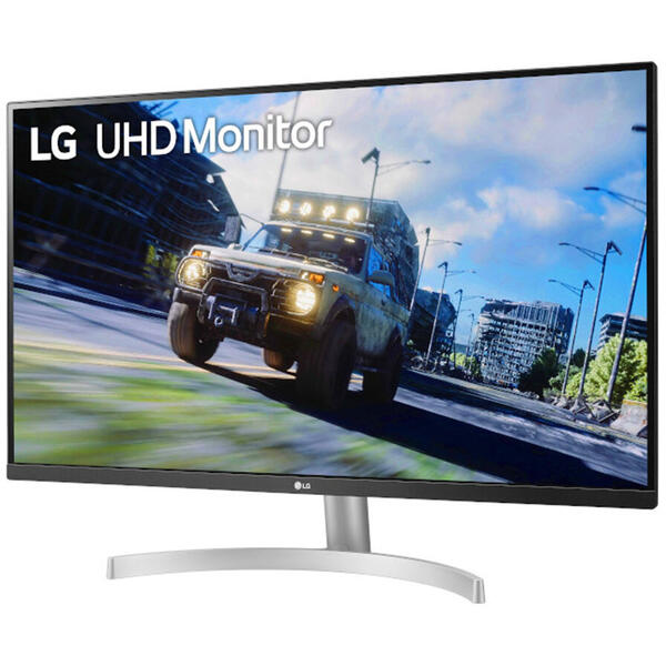 Monitor LED LG 32UN500-W 31.5 inch, UHD 4K, 4ms, White