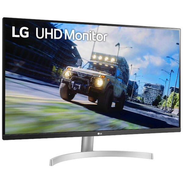 Monitor LED LG 32UN500-W 31.5 inch, UHD 4K, 4ms, White