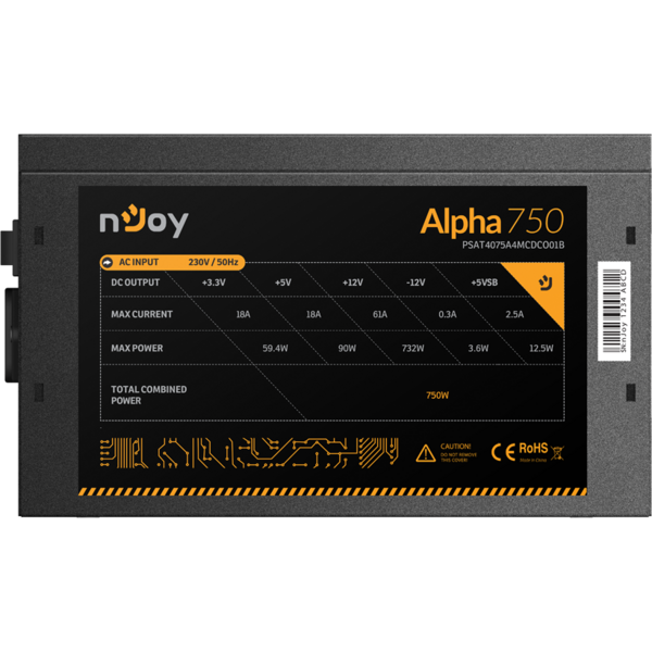 Sursa nJoy Alpha 750 750W Modulara