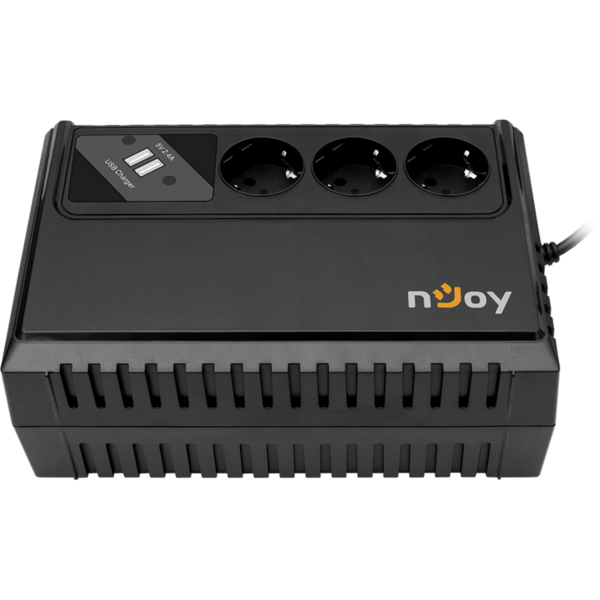 UPS nJoy Renton 650 USB, Line interactive, 650 VA, 360 W, 3 x Schuko, 2 x USB Charger
