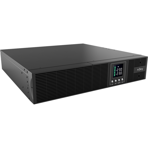 UPS nJoy Aster 1000, Online dubla conversie, 1000 VA, 900 W Sinusoida pura Rack/Tower