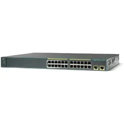 Catalyst 2960 Plus 24 WS-C2960+24LC-L, 10/100 (8 PoE) + 2 T/SFP LAN Base
