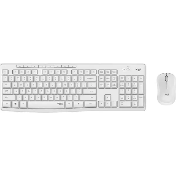 Kit Tastatura si Mouse Logitech MK295 Silent Wireless WHITE