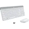 Kit Tastatura si Mouse Logitech Wireless MK470, USB, WHITE