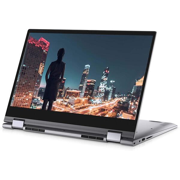 Laptop Dell Inspiron 5406 2 in 1, 14 inch FHD Touch, Intel Core i3-1115G4, 4GB DDR4, 256GB SSD, Intel UHD, Win 10 Home, Titan Grey, 3Yr CIS