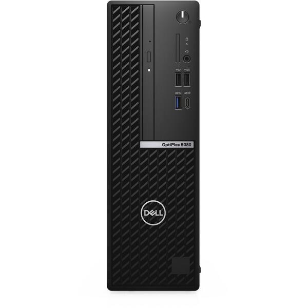 Sistem Brand Dell OptiPlex 5080 SFF, Intel Core i7-10700 2.9GHz, 8GB RAM, 256GB SSD, Intel UHD 630, Win 10 Pro