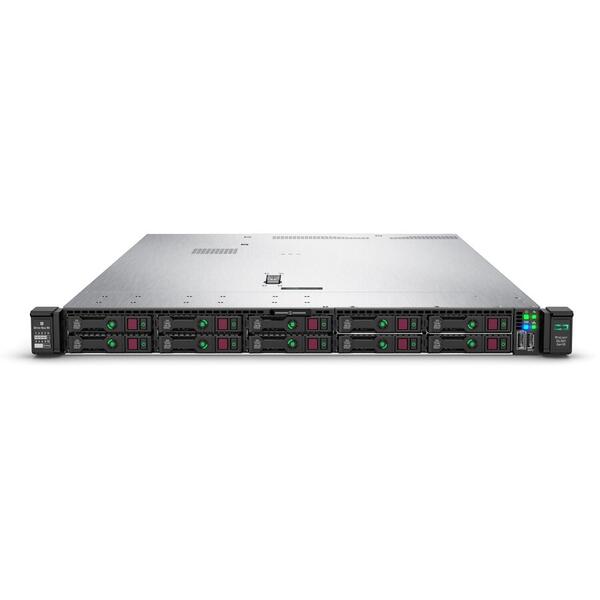 Server Brand HP ProLiant DL360 Gen10 Rack 1U, Intel Xeon Silver 4210, 32GB RDIMM DDR4, Smart Array P408i-a, 1x 500W, 3Yr NBD