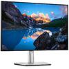 Monitor LED Dell U2421E UltraSharp 24.1 inch Full HD IPS Anti Glare, 5ms, DP, HDMI, USB-C, RJ45, Negru-Argintiu