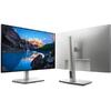 Monitor LED Dell U2421E UltraSharp 24.1 inch Full HD IPS Anti Glare, 5ms, DP, HDMI, USB-C, RJ45, Negru-Argintiu