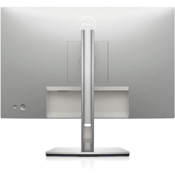 Monitor LED Dell U2421E UltraSharp 24.1 inch Full HD IPS Anti Glare, 5ms, DP, HDMI, USB-C, RJ45, Negru-Argintiu