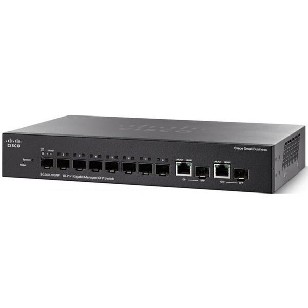 Switch Cisco SG350-10SFP 10-port Gigabit Managed SFP