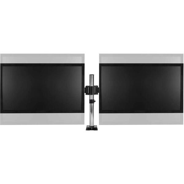 Suport monitor de birou Arctic Z2 Gen 3 Dual Monitor USB 2.0 HUB 4 poturi Negru