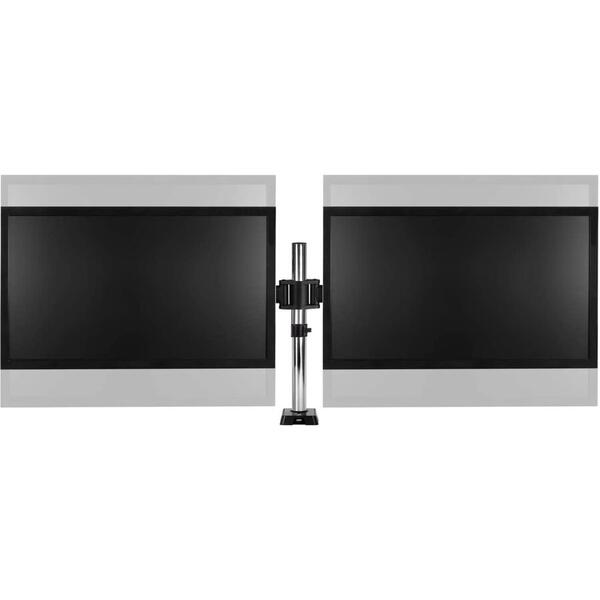 Suport monitor de birou Arctic Z2 Gen 3 Dual Monitor USB 2.0 HUB 4 poturi Negru