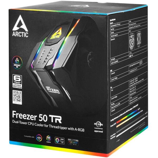 Cooler Arctic AC Freezer 50 TR A-RGB, Telecomanda