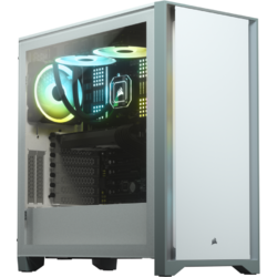 4000D Tempered Glass Mid-Tower ATX White