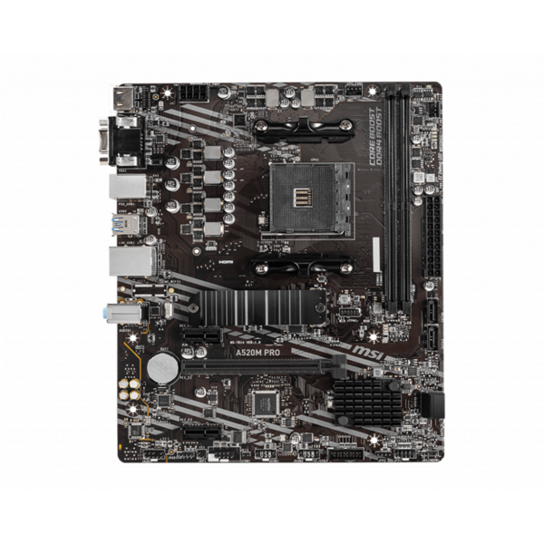 Placa de baza MSI A520M PRO Socket AM4