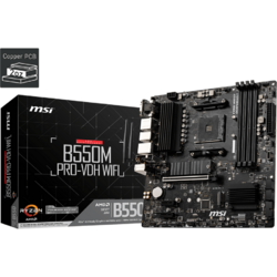 Placa de baza MSI B550M PRO-VDH WIFI Socket AM4