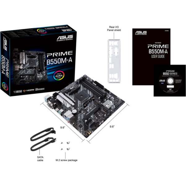 Placa de baza Asus PRIME B550M-A Socket AM4