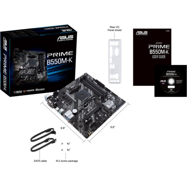 Placa de baza Asus PRIME B550M-K Socket AM4