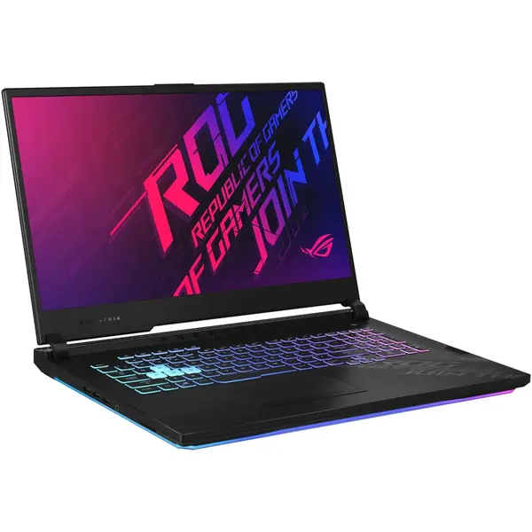 Laptop Asus ROG Strix G17 G712LU, 17.3 inch FHD 120Hz, Intel Core i7-10750H, 16GB DDR4, 512GB SSD, GeForce GTX 1660 Ti 6GB, Black