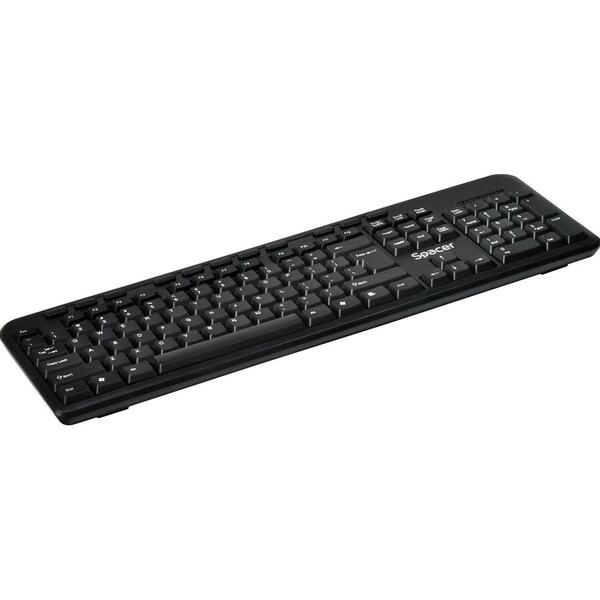 Kit Tastatura si Mouse Spacer SPKB-169, Black