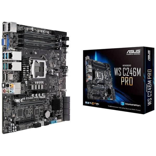 Placa de baza server Asus WS C246M PRO Socket 1151