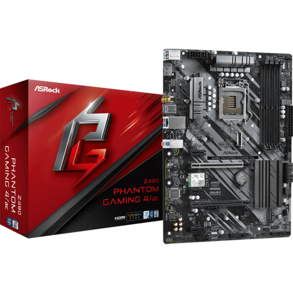 Placa de baza ASRock Z490 Phantom Gaming 4/ac Socket 1200