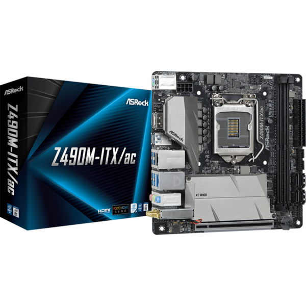 Placa de baza ASRock Z490M-ITX/ac Socket 1200