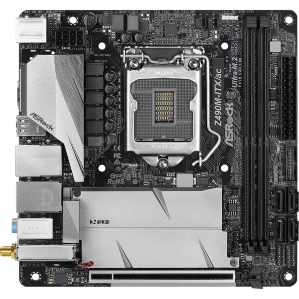 Placa de baza ASRock Z490M-ITX/ac Socket 1200