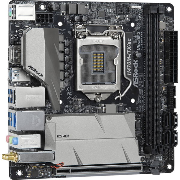 Placa de baza ASRock H470M-ITX/ac Socket 1200