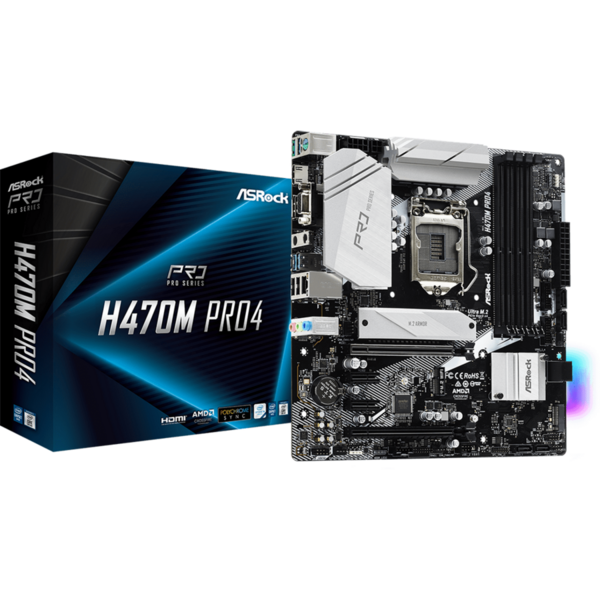 Placa de baza ASRock H470M Pro4 Socket 1200