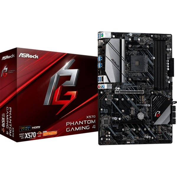 Placa de baza ASRock X570 Phantom Gaming 4 Socket AM4