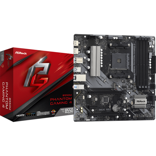 Placa de baza ASRock B550M Phantom Gaming 4 Socket AM4