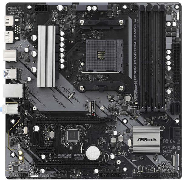 Placa de baza ASRock B550M Phantom Gaming 4 Socket AM4