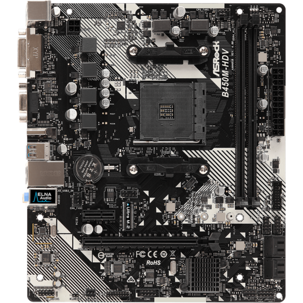 Placa de baza ASRock B450M-HDV R4.0 Socket AM4