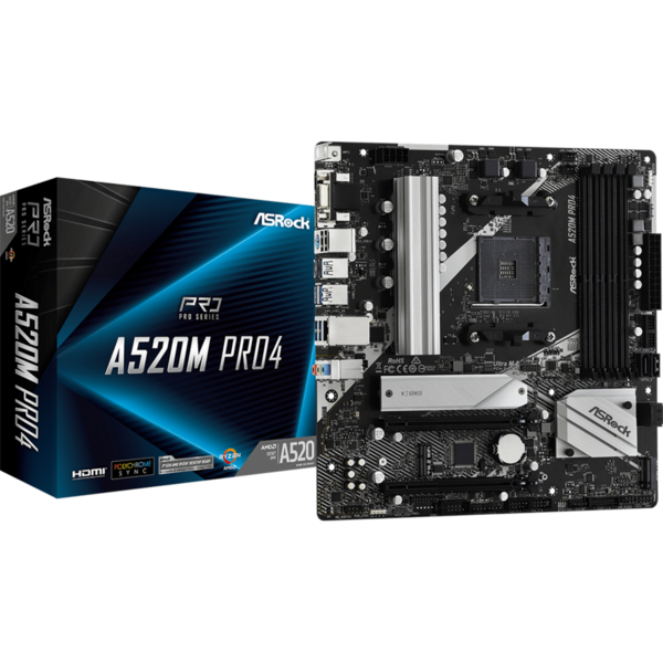 Placa de baza ASRock A520M Pro4 Socket AM4