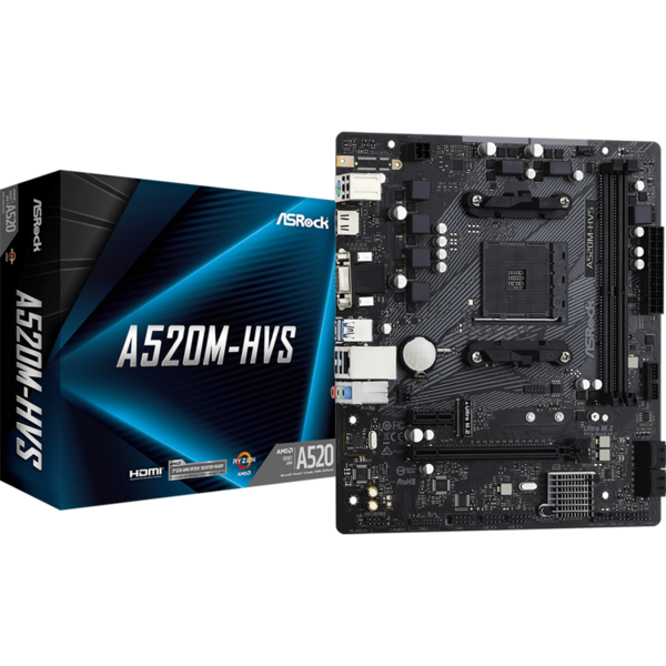 Placa de baza ASRock A520M-HVS Socket AM4