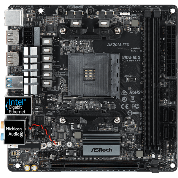 Placa de baza ASRock A320M-ITX Socket AM4