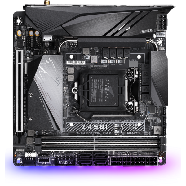 Placa de baza Gigabyte Z490I AORUS ULTRA Socket 1200