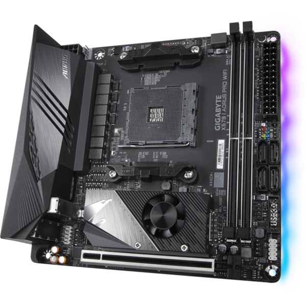 Placa de baza Gigabyte X570 I AORUS PRO WIFI Socket AM4