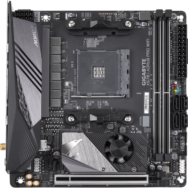 Placa de baza Gigabyte X570 I AORUS PRO WIFI Socket AM4