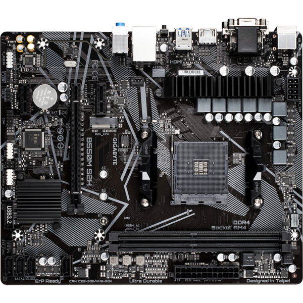 Placa de baza Gigabyte B550M S2H Socket AM4