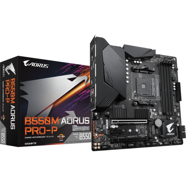 Placa de baza Gigabyte B550M AORUS PRO-P Socket AM4