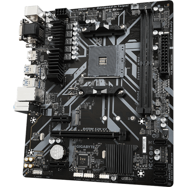 Placa de baza Gigabyte B450M S2H V2 Socket AM4