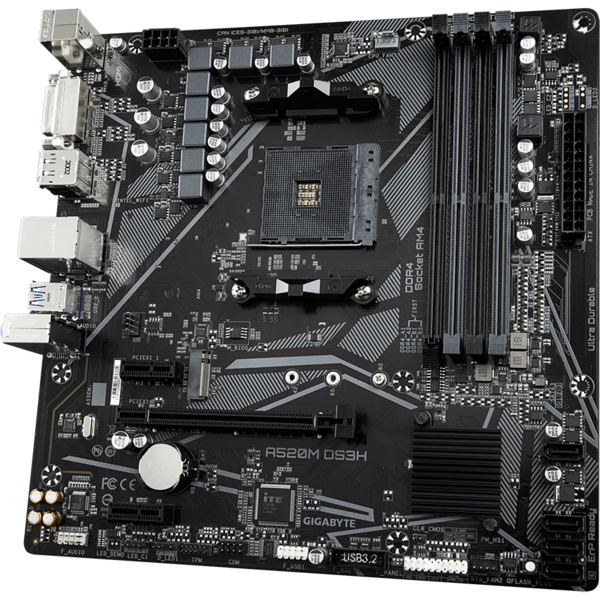 Placa de baza Gigabyte A520M DS3H Socket AM4