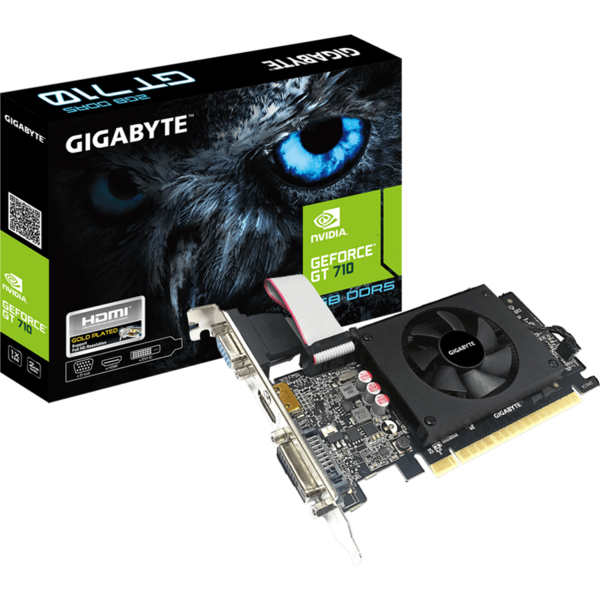 Placa video Gigabyte GeForce GT 710 2GB GDDR5 64-bit