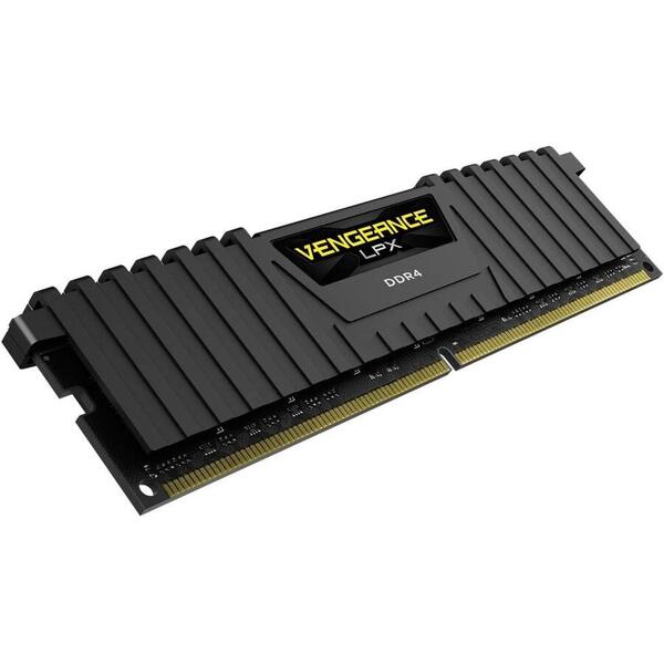 Memorie Corsair Vengeance LPX Black, 16GB, DDR4, 2400MHz, CL14, 1.2V Bulk