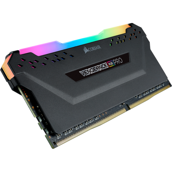 Memorie Corsair Vengeance LPX Black, 8GB, DDR4, 2666MHz, CL16, 1.2V RGB Pro Bulk