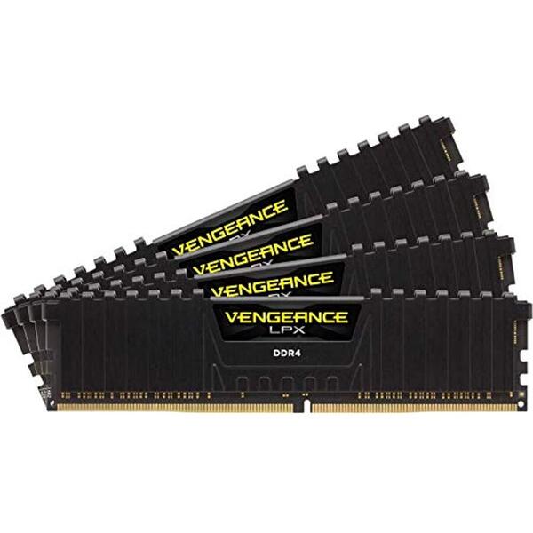 Memorie Corsair Vengeance LPX Black 64GB DDR4 4000MHz CL18 Kit Quad Channel